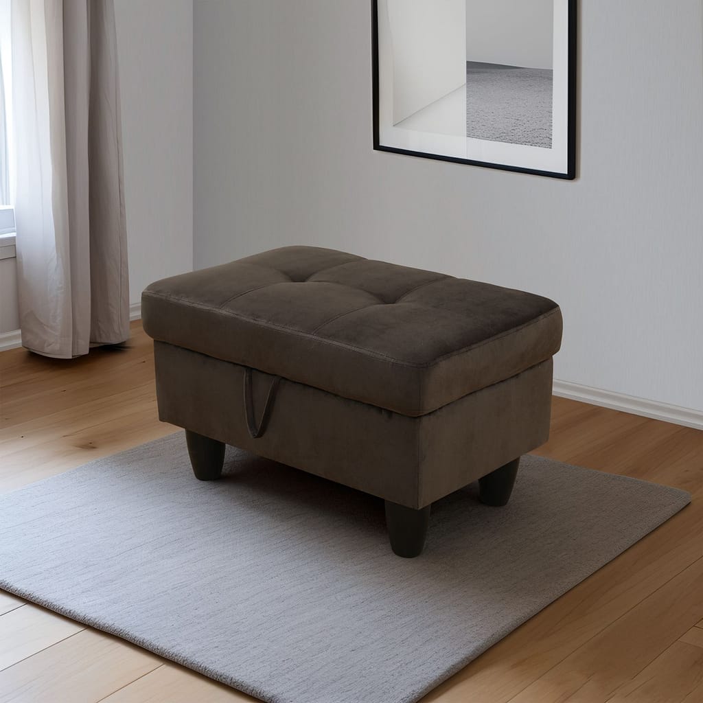 brown fabric storage sofa ottoman (1)